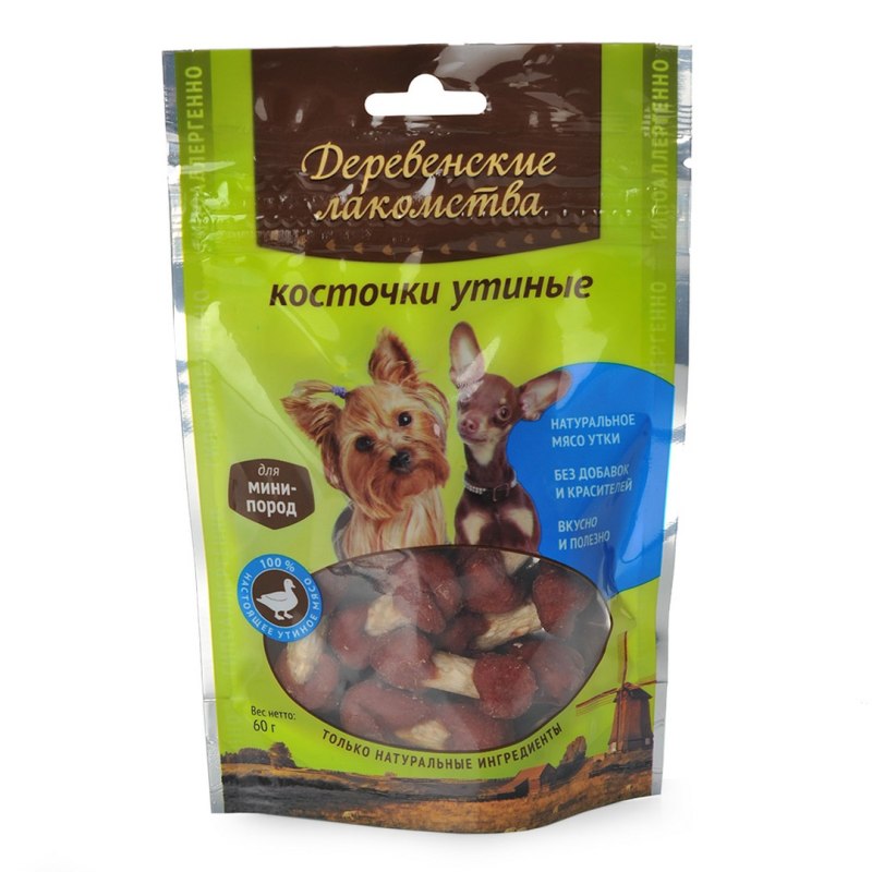 "Деревенские лакомства" шейки Утиные, 90г