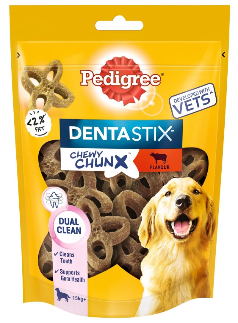 Лакомство для собак pedigree Denta Stix для крупных пород