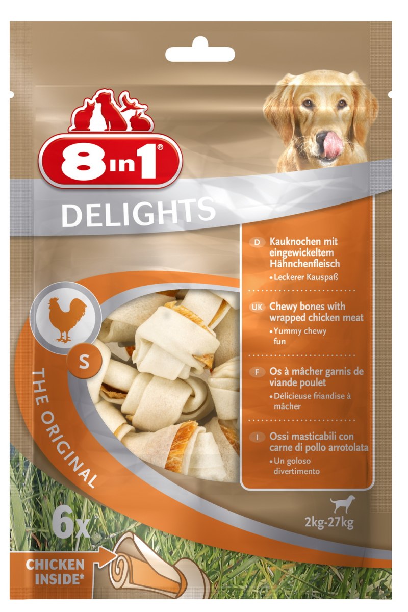 Лакомство для собак 8 in1 Delights s 1шт.