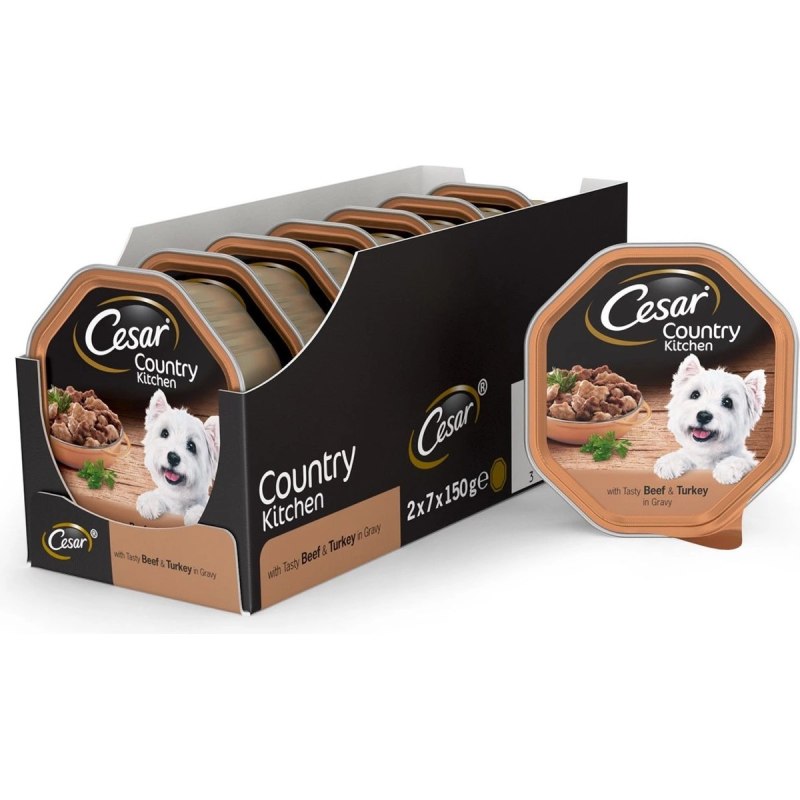 Корм для собак Cesar Country Kitchen говядина, индейка 150г