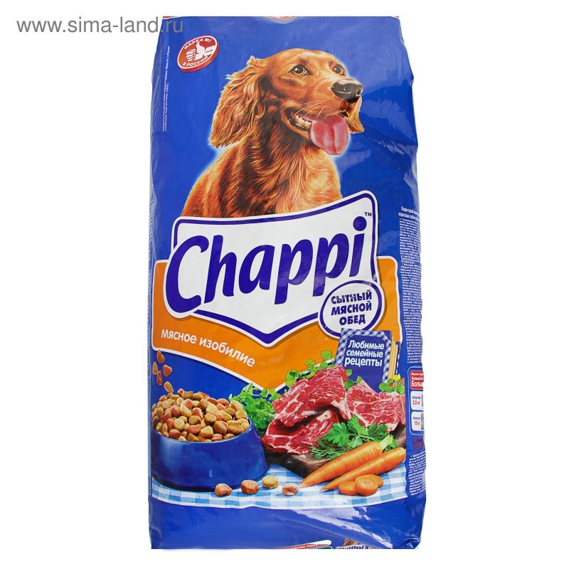Корм Чаппи 15 кг мясное изобилие