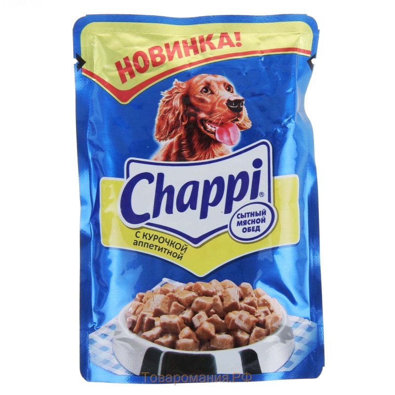 Чаппи пауч Курочка аппетитная 100гр