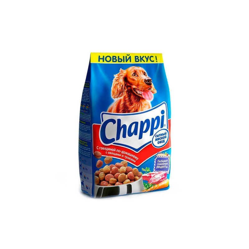 Корм для собак Chappi говядина 600г