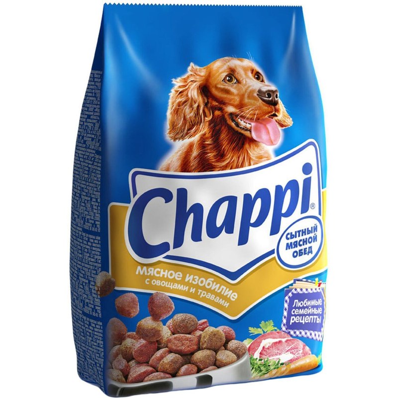 Корм для собак Chappi мясное изобилие 2.5 кг
