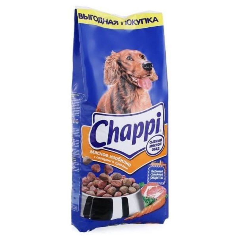Корм Чаппи сытный мясной 15 кг