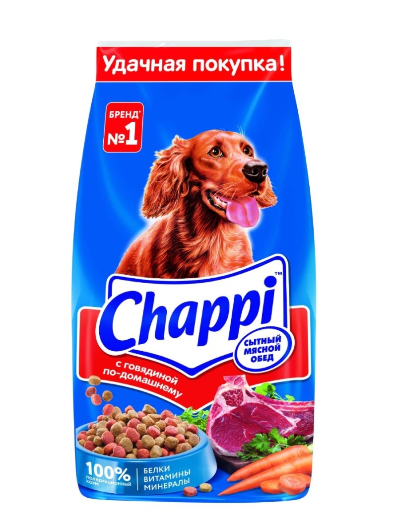 Корм для собак Chappi мясное изобилие 15 кг