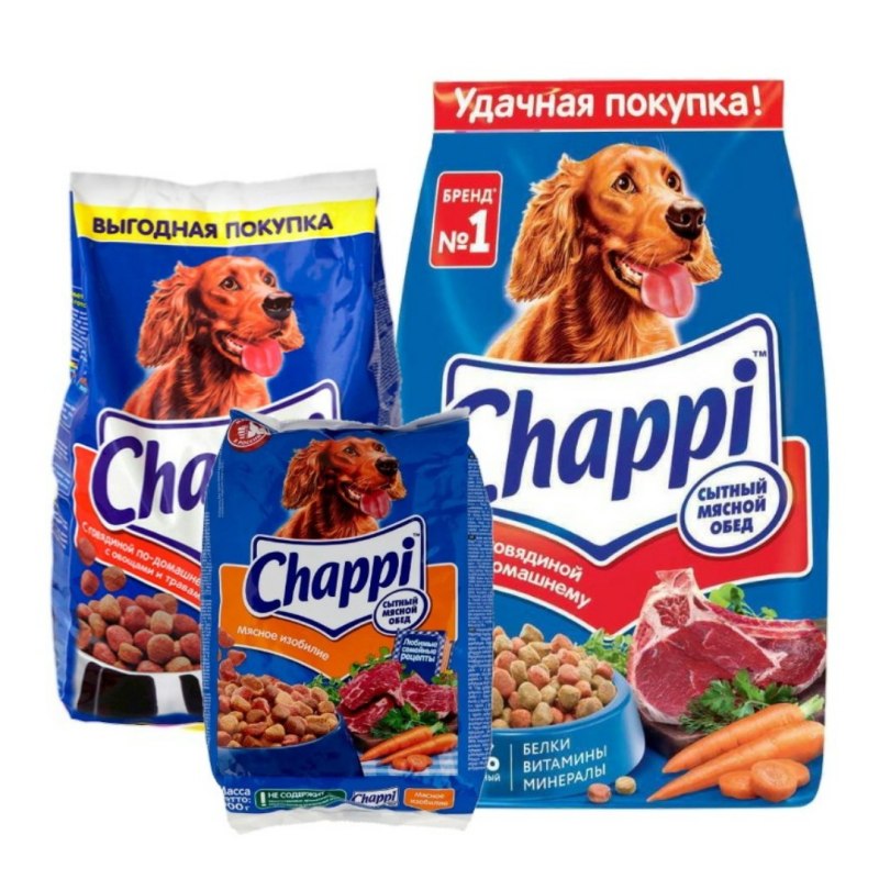 Собачий корм Чаппи