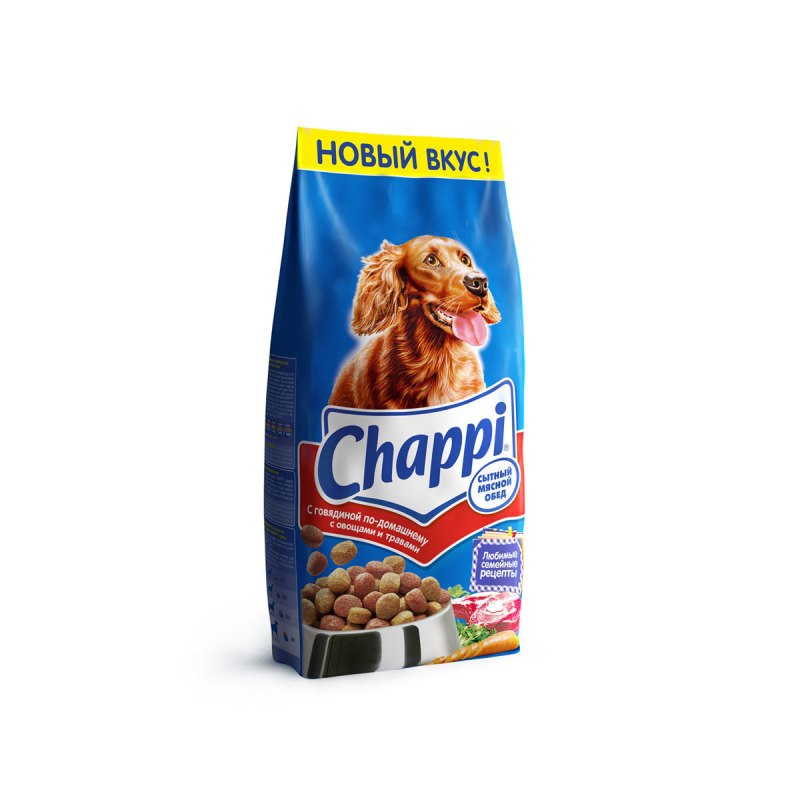 Корм д/собак Chappi мясное изобилие 85г