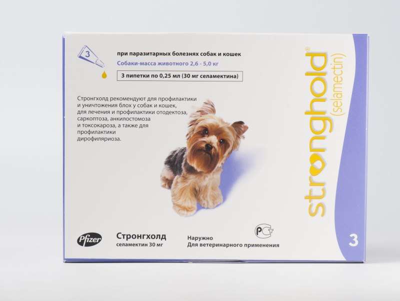 Стронгхолд капли для собак 2,6-5,0 кг, 1 пипетка