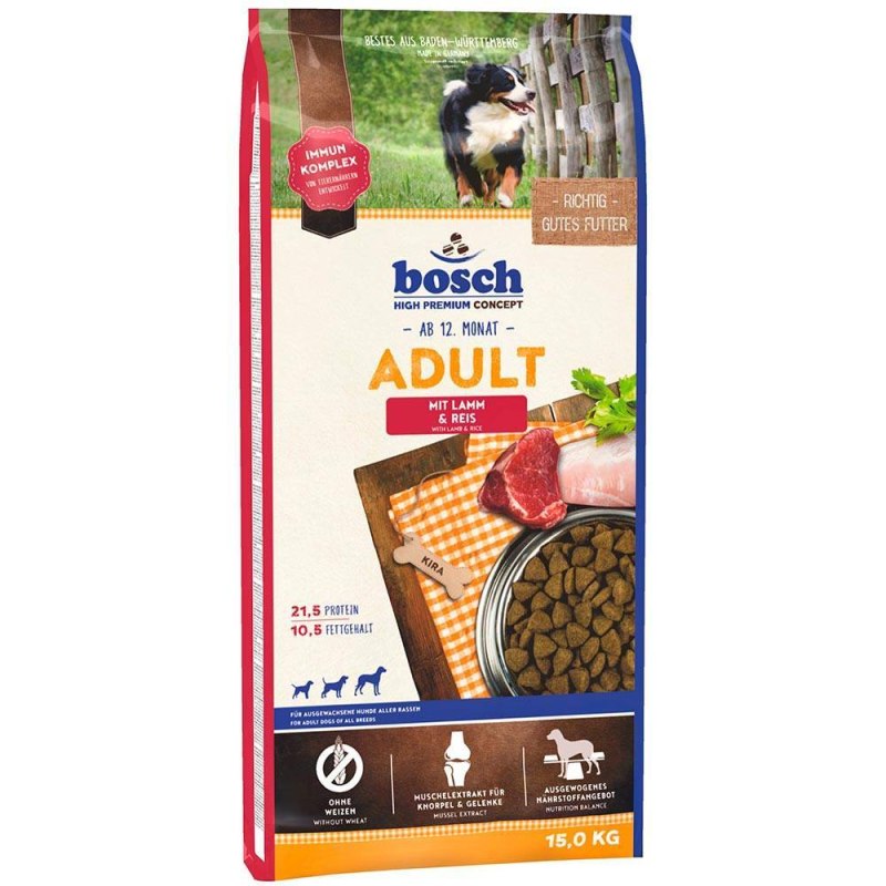 Bosch sensitive Lamb Rice 15 кг
