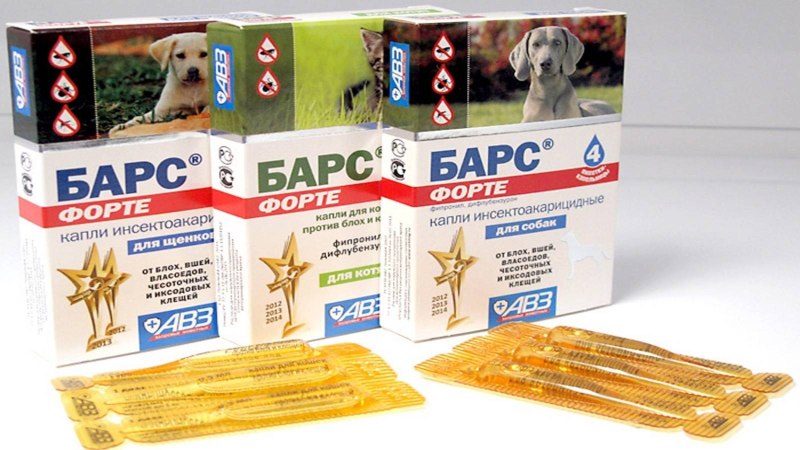 Капли Барс для собак 1пип4,2мл 20-30кг (уп)