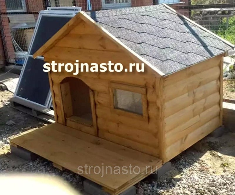 Будка для собаки утепленная
