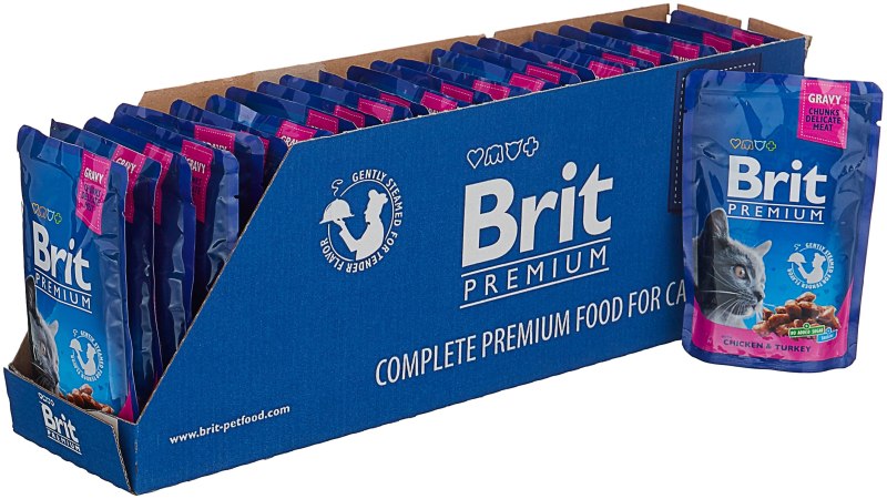 Корм для кошек Brit Premium беззерновой, с треской 100 г