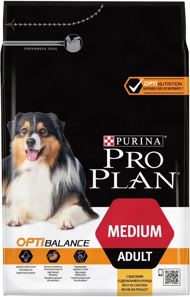 Корм для собак Purina Pro Plan OPTIBALANCE курица с рисом 14 кг