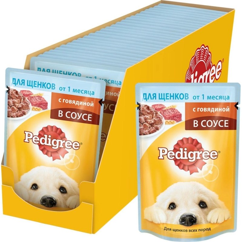 Корм pedigree д/щенков 85г