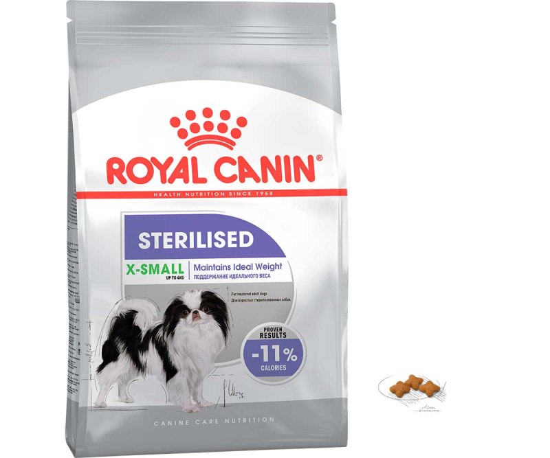 Royal Canin x-small Sterilized, 500г. Для стерилизованных собак миниатюрных пород