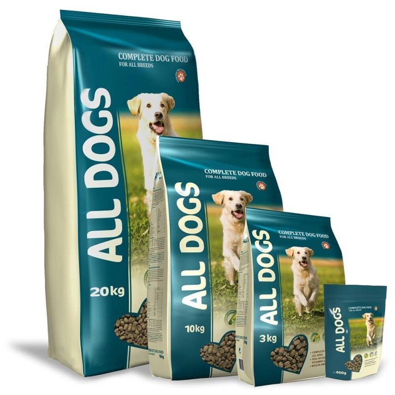 Корм для собак all Dogs (20 кг) сухой полнорационный