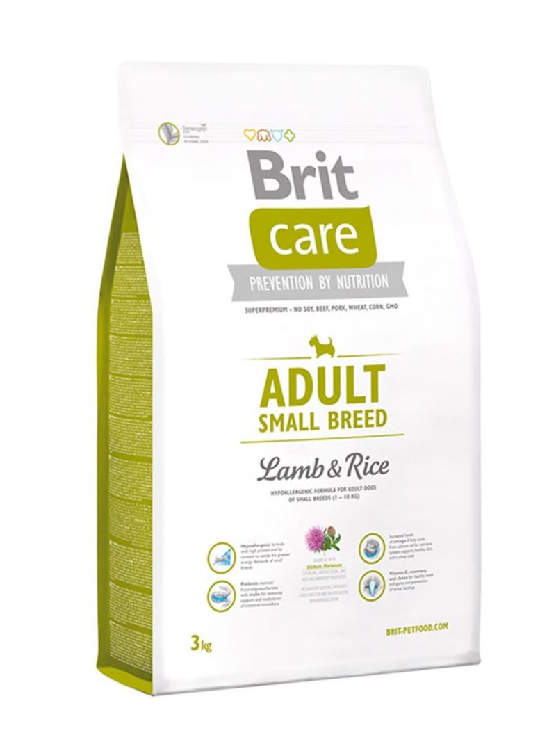 Корм для собак Brit Care ягненок с рисом 3 кг