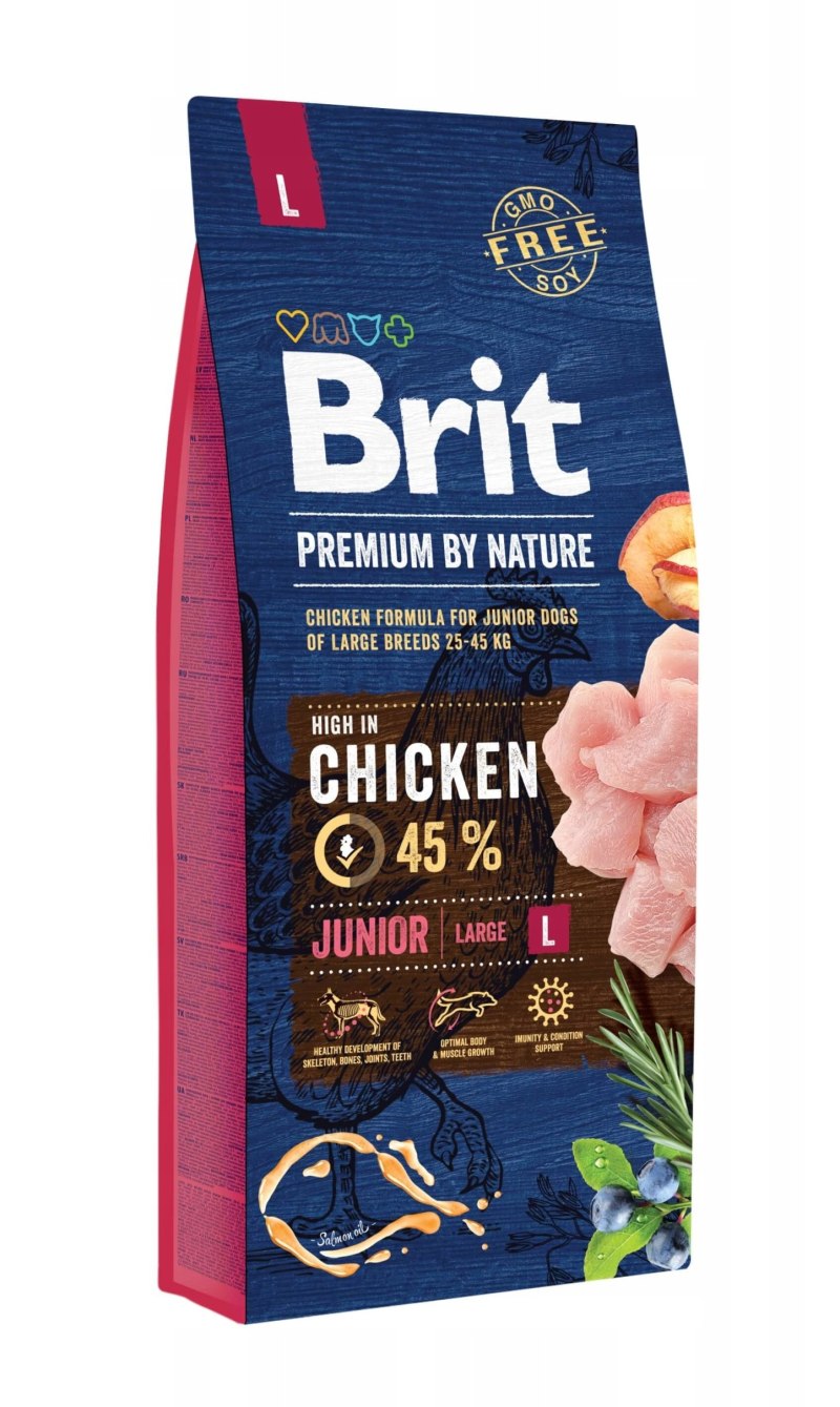 Корм для собак Brit Premium Light, 15кг