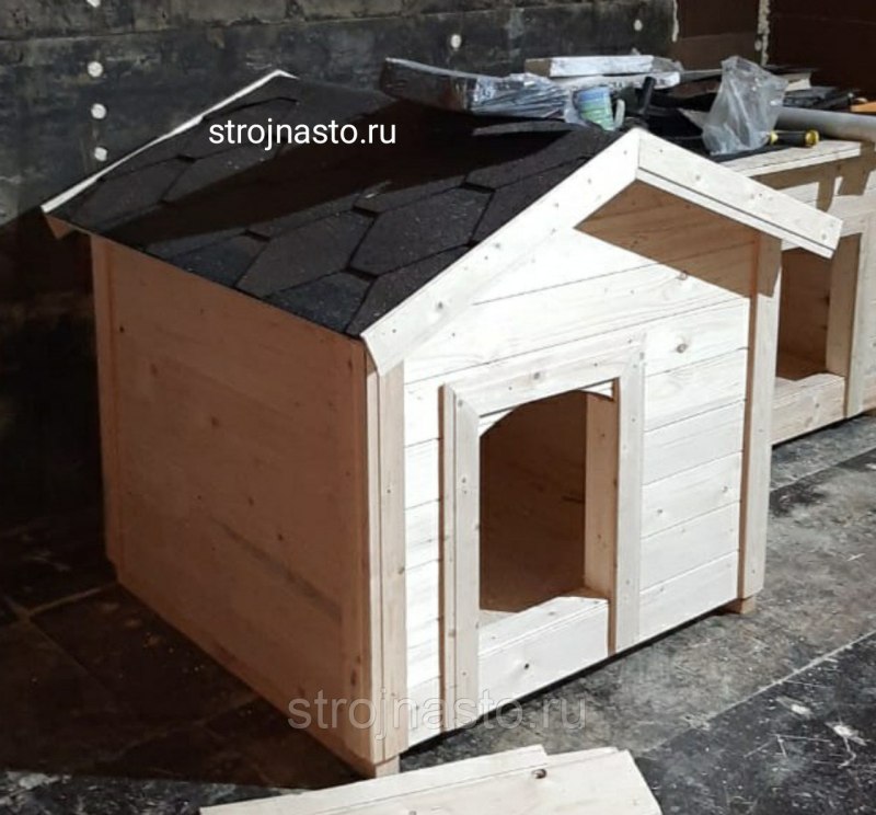 Будка для собаки с открывающейся крышей