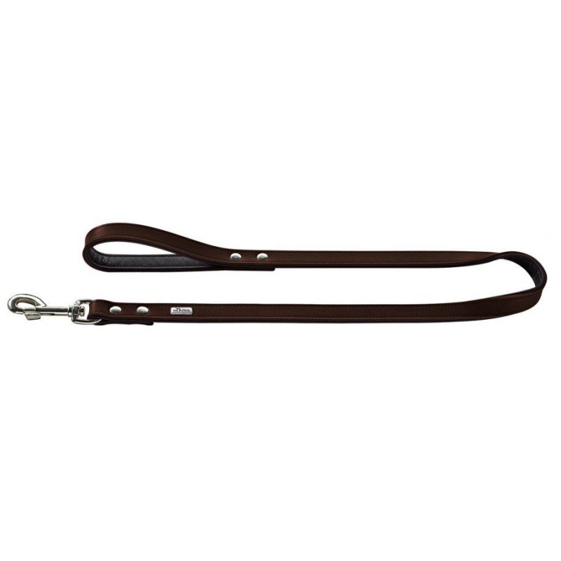 Hunter поводок для собак Basic 18/100 кожа красный