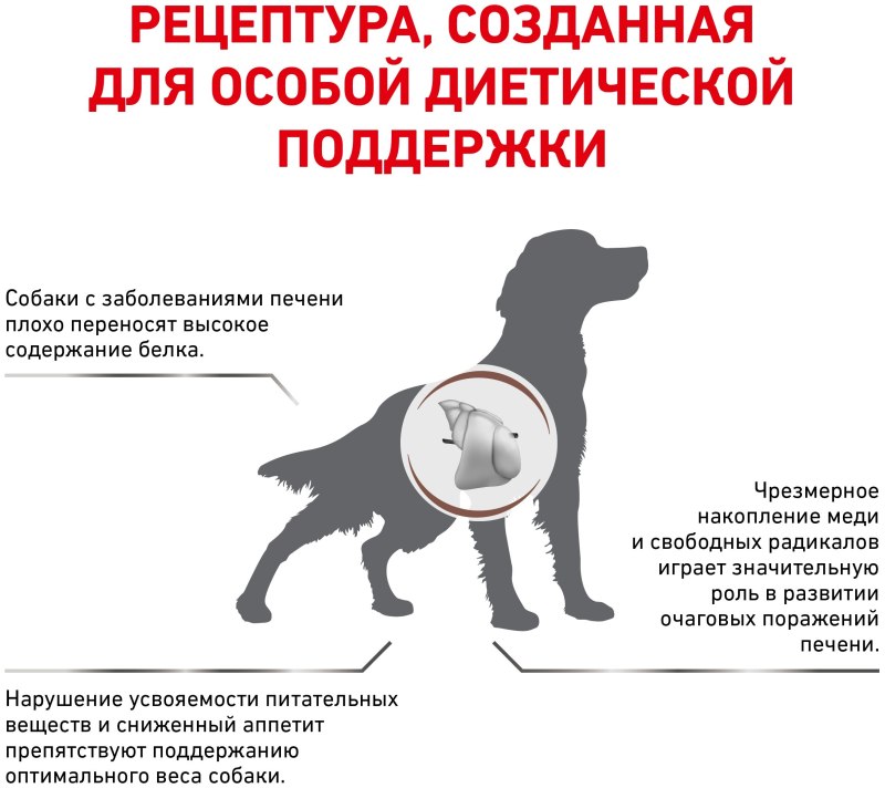Корм для собак Royal Canin hepatic hf16 при заболеваниях печени 1.5 кг