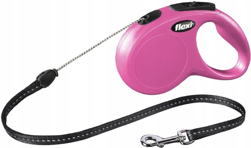Flexi Рулетка New Classic m (до 20 кг) 8 м трос красная