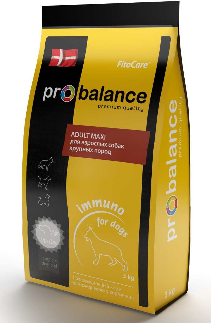 Корм для собак PROBALANCE (15 кг) Immuno Adult Active
