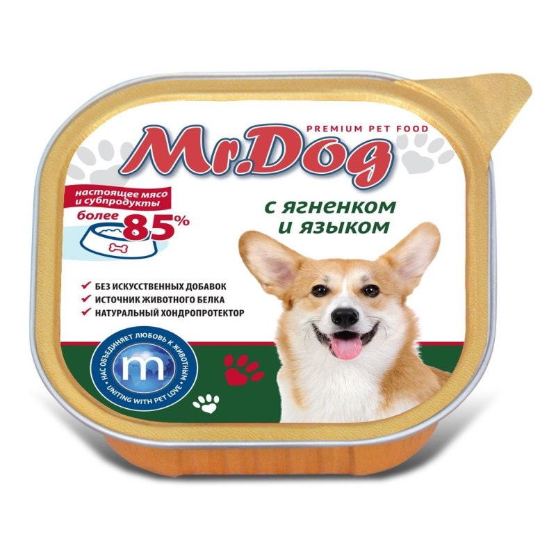 Корм для собак Mr. Dog говядина 300г
