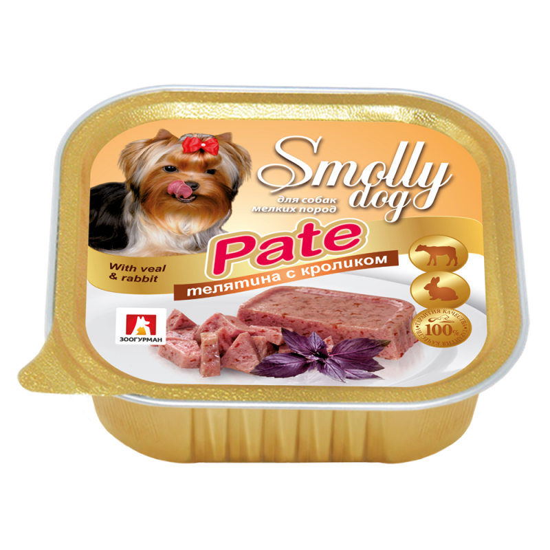Корм для собак Зоогурман Smolly Dog телятина 100г