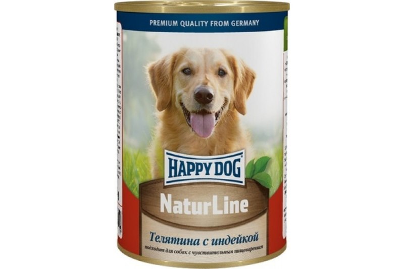 Корм для собак Happy Dog NATURLINE ягненок с рисом 400г