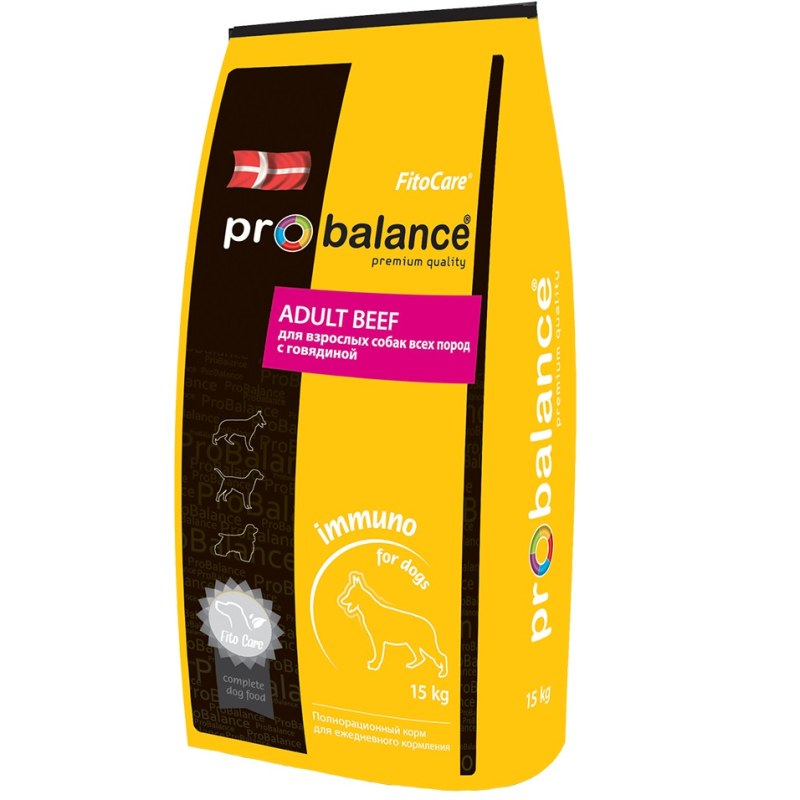 Корм для собак PROBALANCE (15 кг) Immuno Adult small & Medium