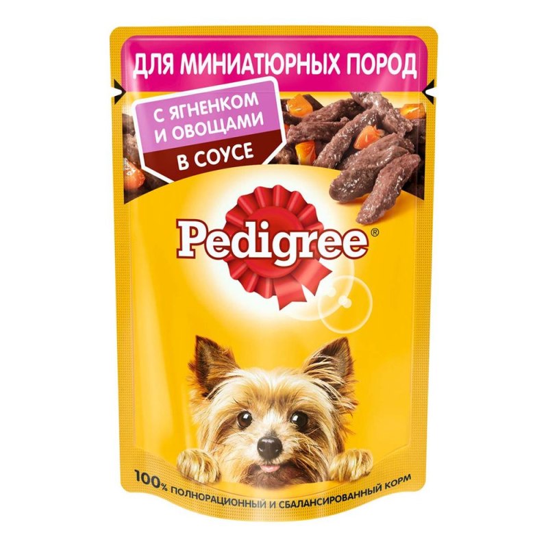 Корм для собак pedigree для миниатюрных пород