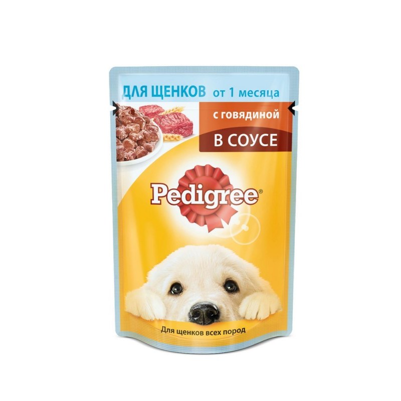 Pedigree д/щенков ягненок 85г