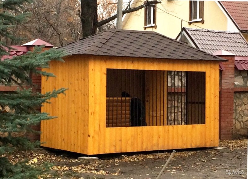 Вольеры из блокхауса