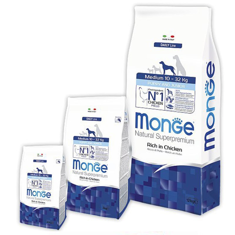 Monge Dog Medium корм для щенков средних пород 12 кг