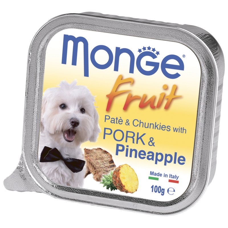 Monge Dog Fruit консервы для собак индейка с черникой 100г