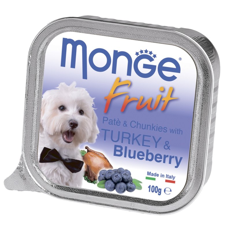 Корм для собак Monge Fruit ягненок с яблоком 100г