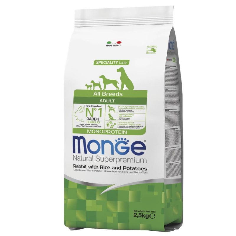 Monge Dog Speciality Mini корм для взрослых собак мелких пород лосось с рисом 800г