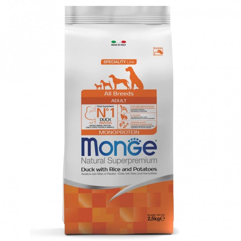Monge Speciality line, ягненок, с рисом, с картофелем 12 кг
