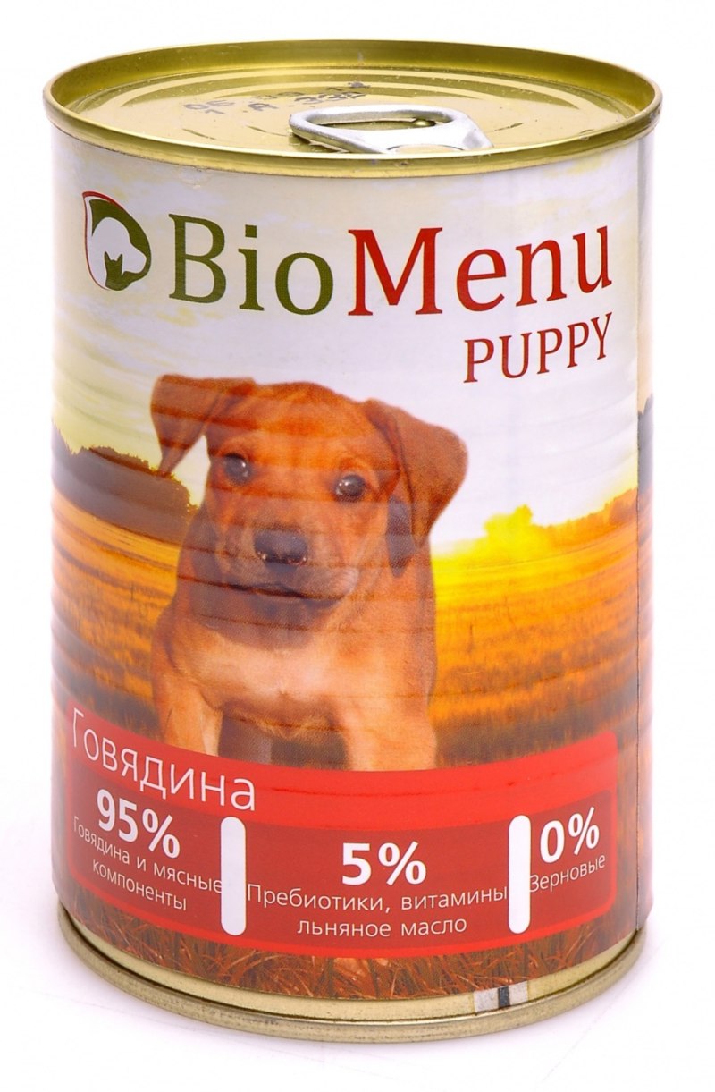 Корм для собак BIOMENU (0.41 кг) 1 шт. Adult консервы для собак с говядиной и ягненком