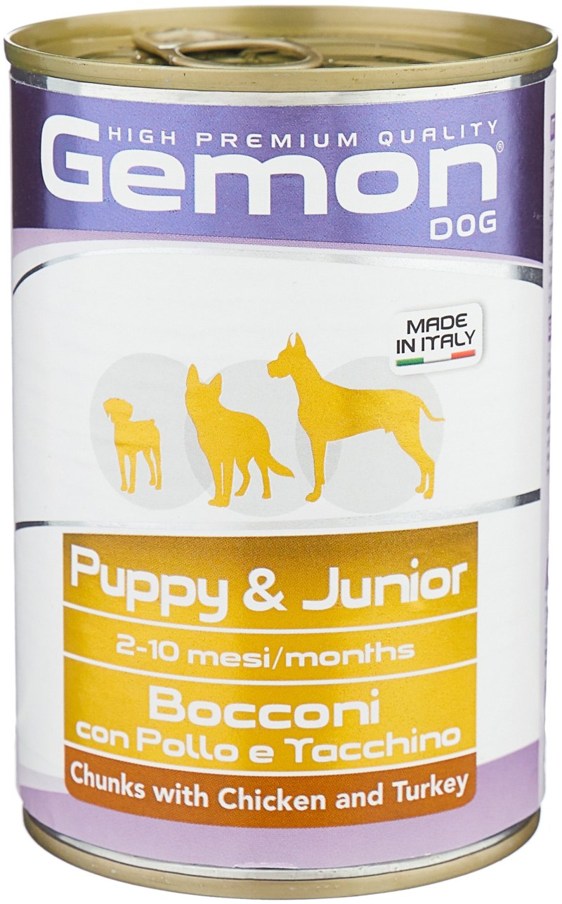 Корм для собак Gemon Dog Mini Puppy & Junior с курицей и рисом