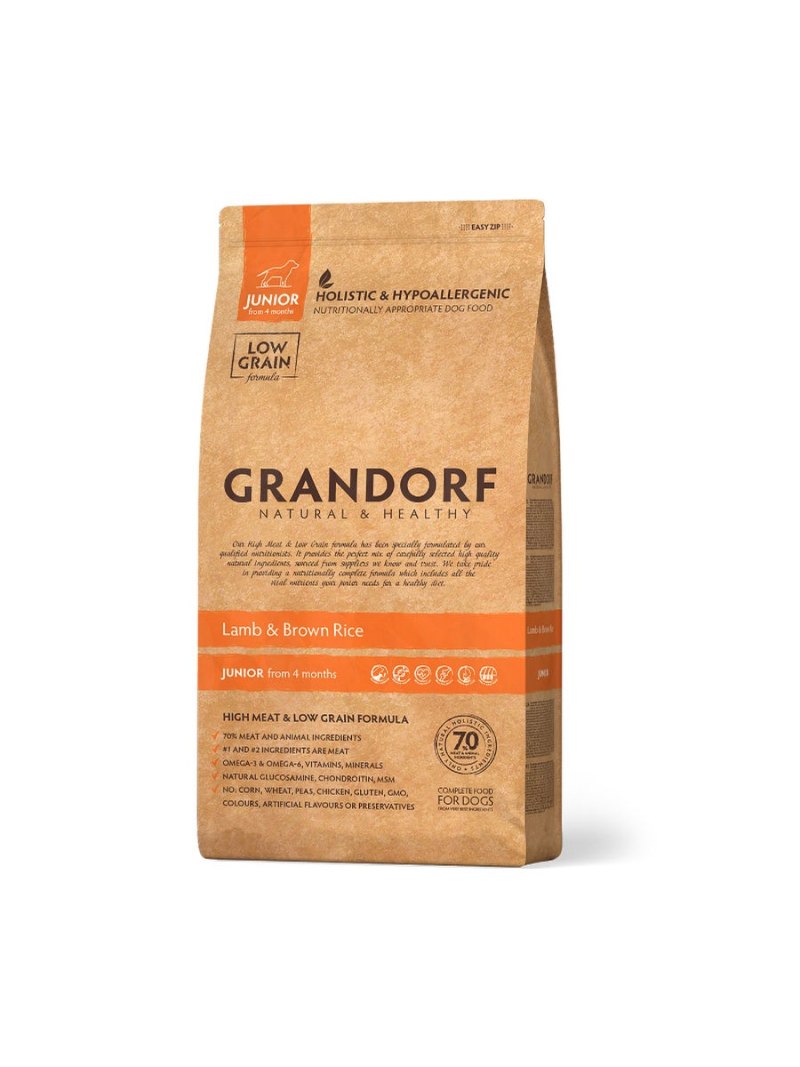 Корм для собак Grandorf (3 кг) 4 meat & Brown Rice мини