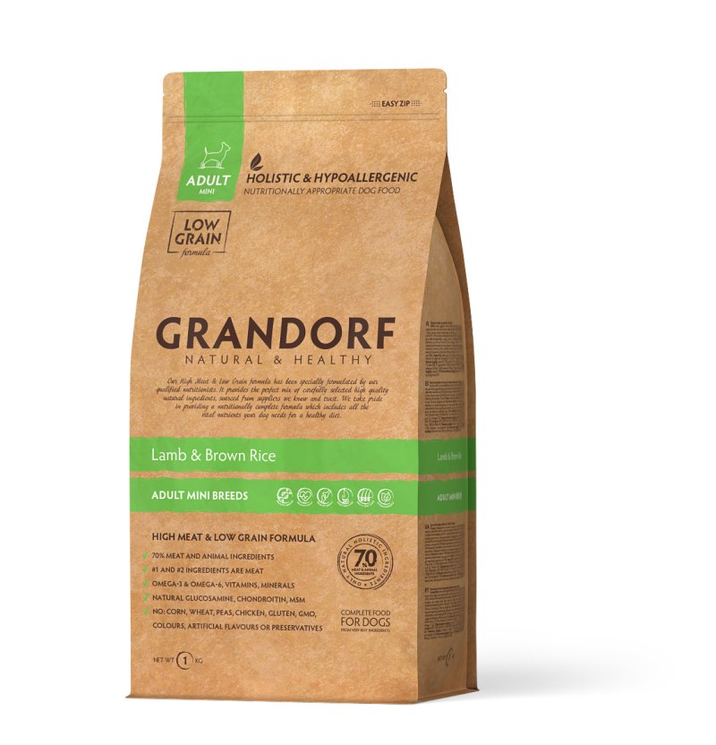 Корм для кошек Grandorf (2 кг) 4 meat & Brown Rice Indoor