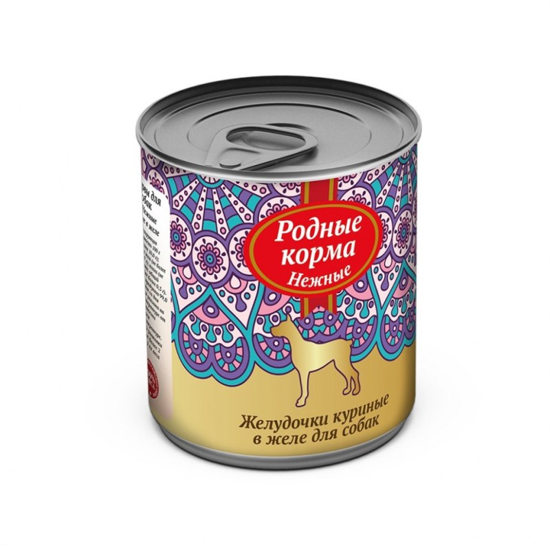 Родные корма консервы для собак