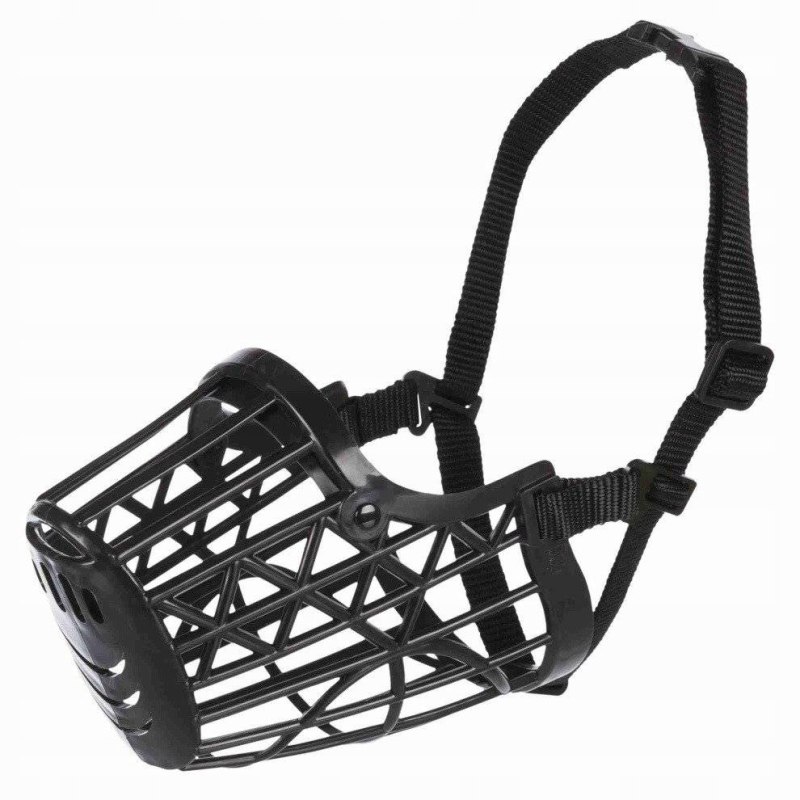 Намордник для собак Trixie "Muzzle Flex", силикон, l–XL, черный