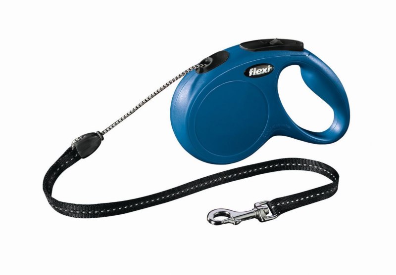 Flexi New Classic s (трос) 8м/12 кг красный