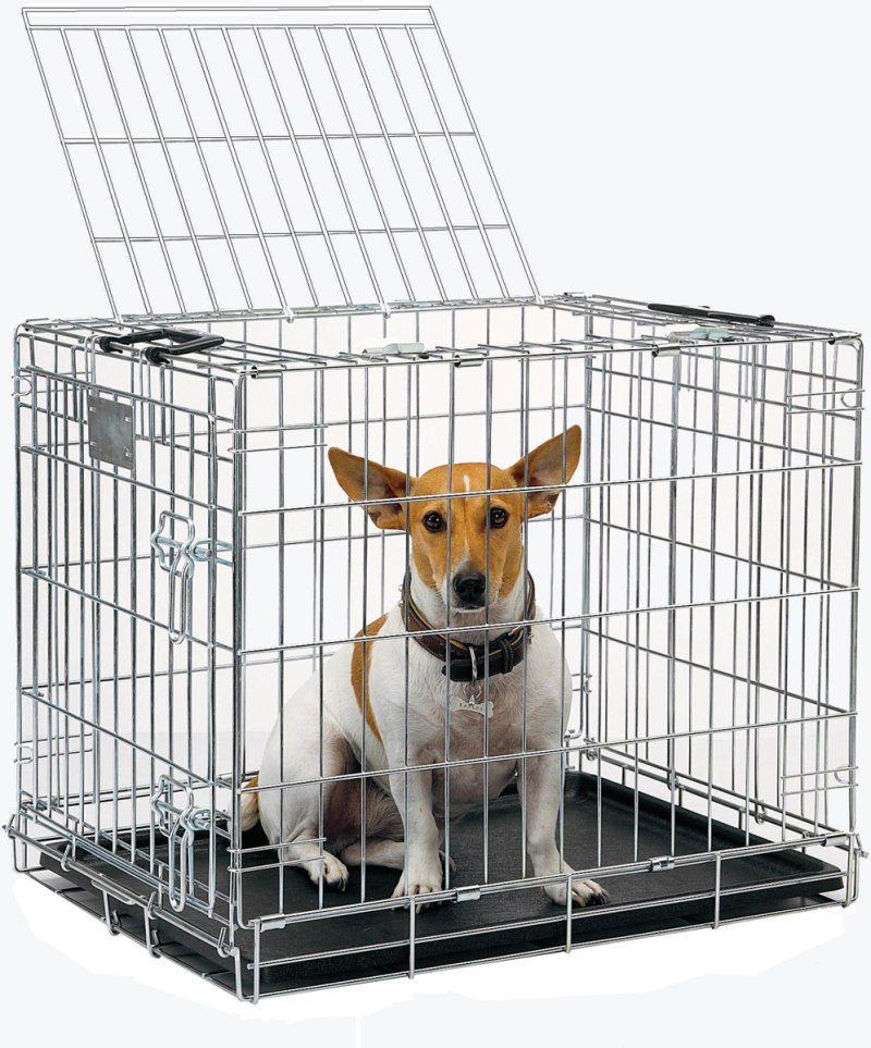Savic переноска-клетка Dog Residence 76 серая 76*53*61см