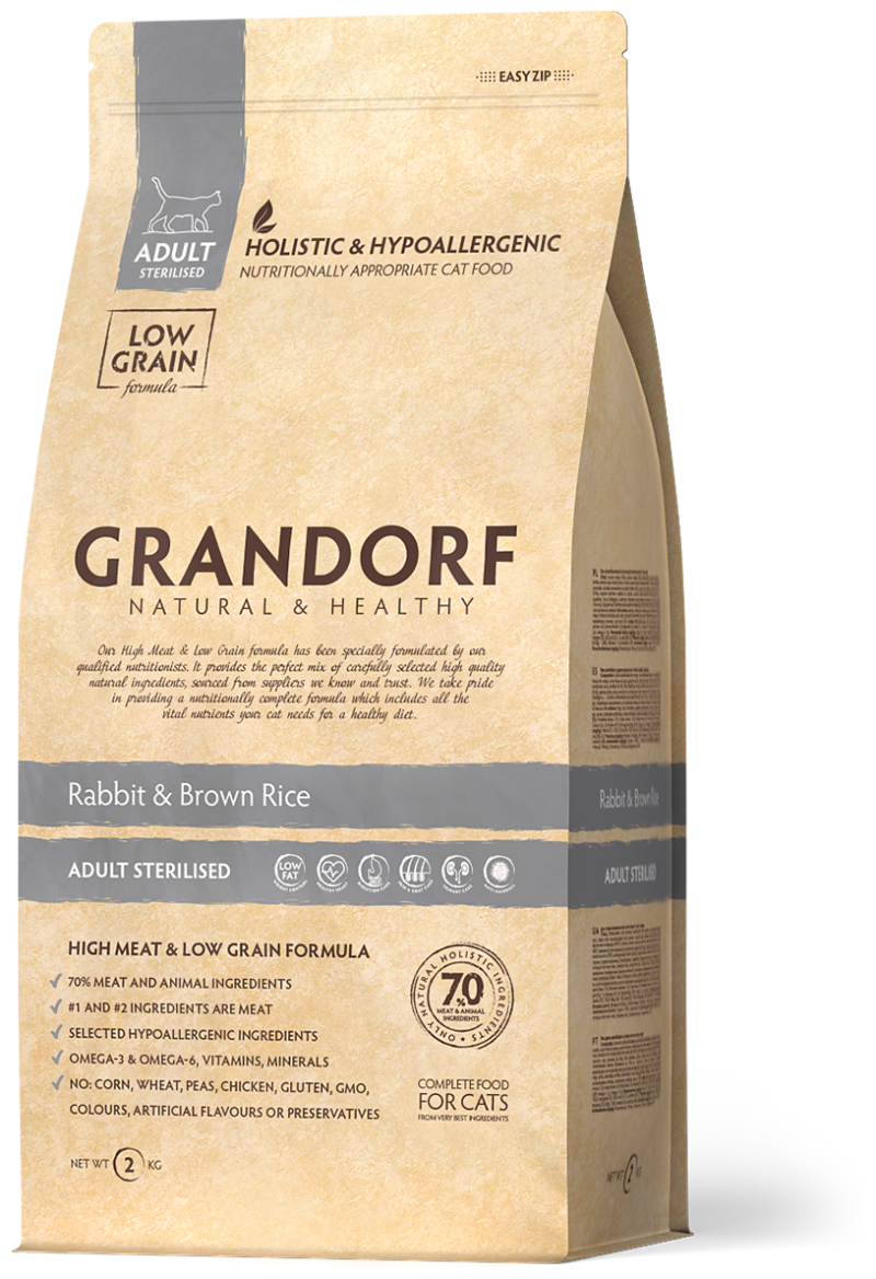 Корм для собак Grandorf говядина, индейка 400г
