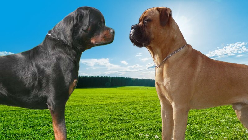 Мастиф vs Бульмастиф